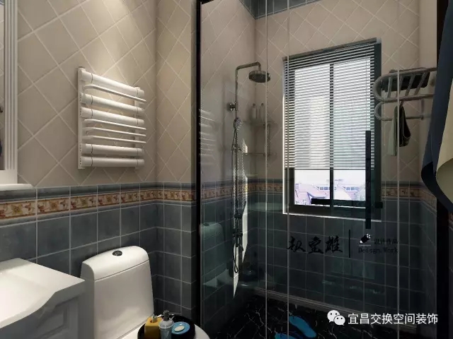 淋浴區與活動區域用透明玻璃門分隔，方便清理衛生、減少細菌滋長，簡約的裝扮讓我們的衛生間打造的如此的清潔，充滿現代化的空間設計，一切都以實用性為主。